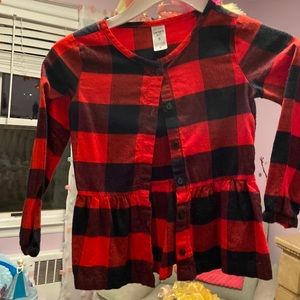 Carters plaid shirt. 2 💜for🦋$8